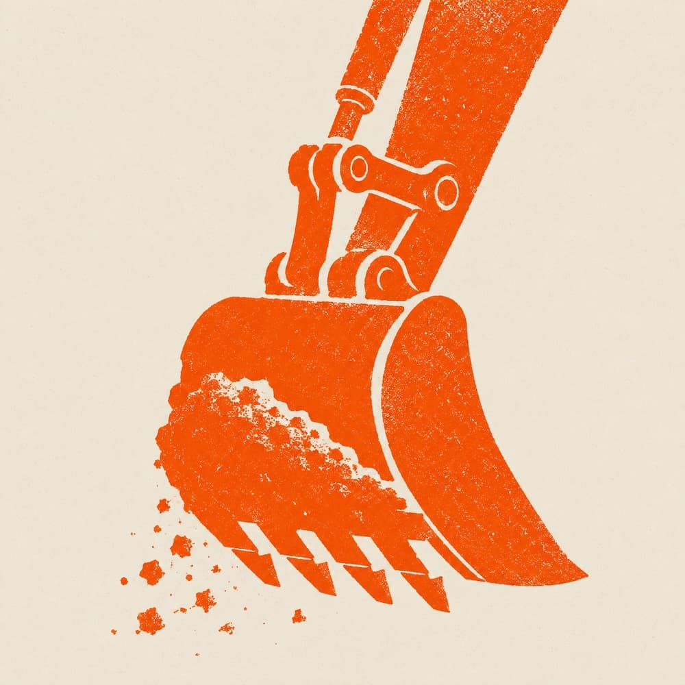 Mass Excavation pictogram